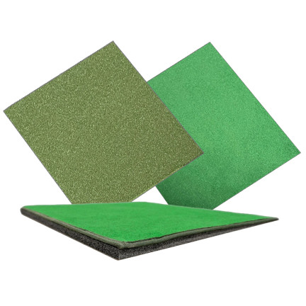 Big Moss Return Ramp - natural green and bright green colors