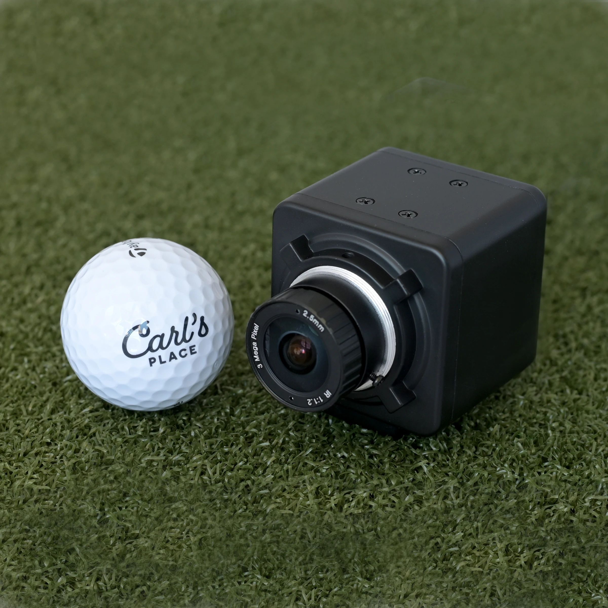 Carl's Place Golf Swing Camera on Turf