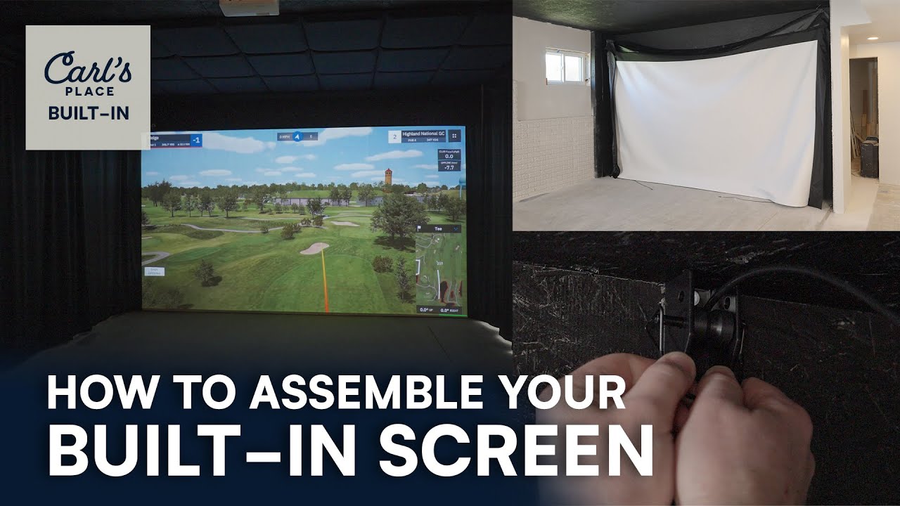 How to Assembly Carl's Built-In Golf Room Kit