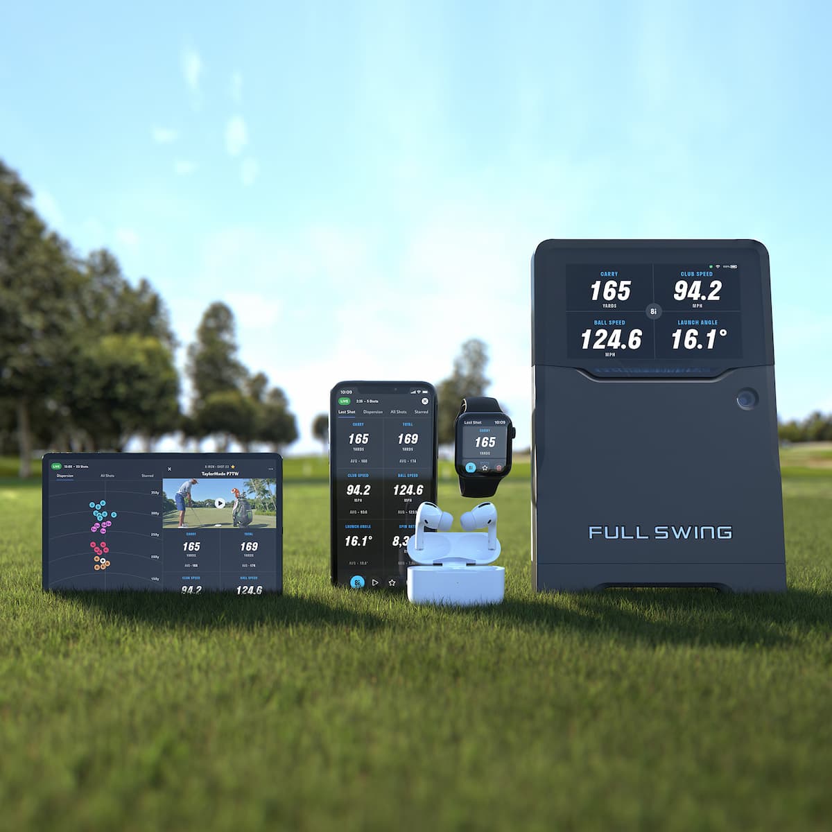 Full Swing Launch Monitor iOS lineup