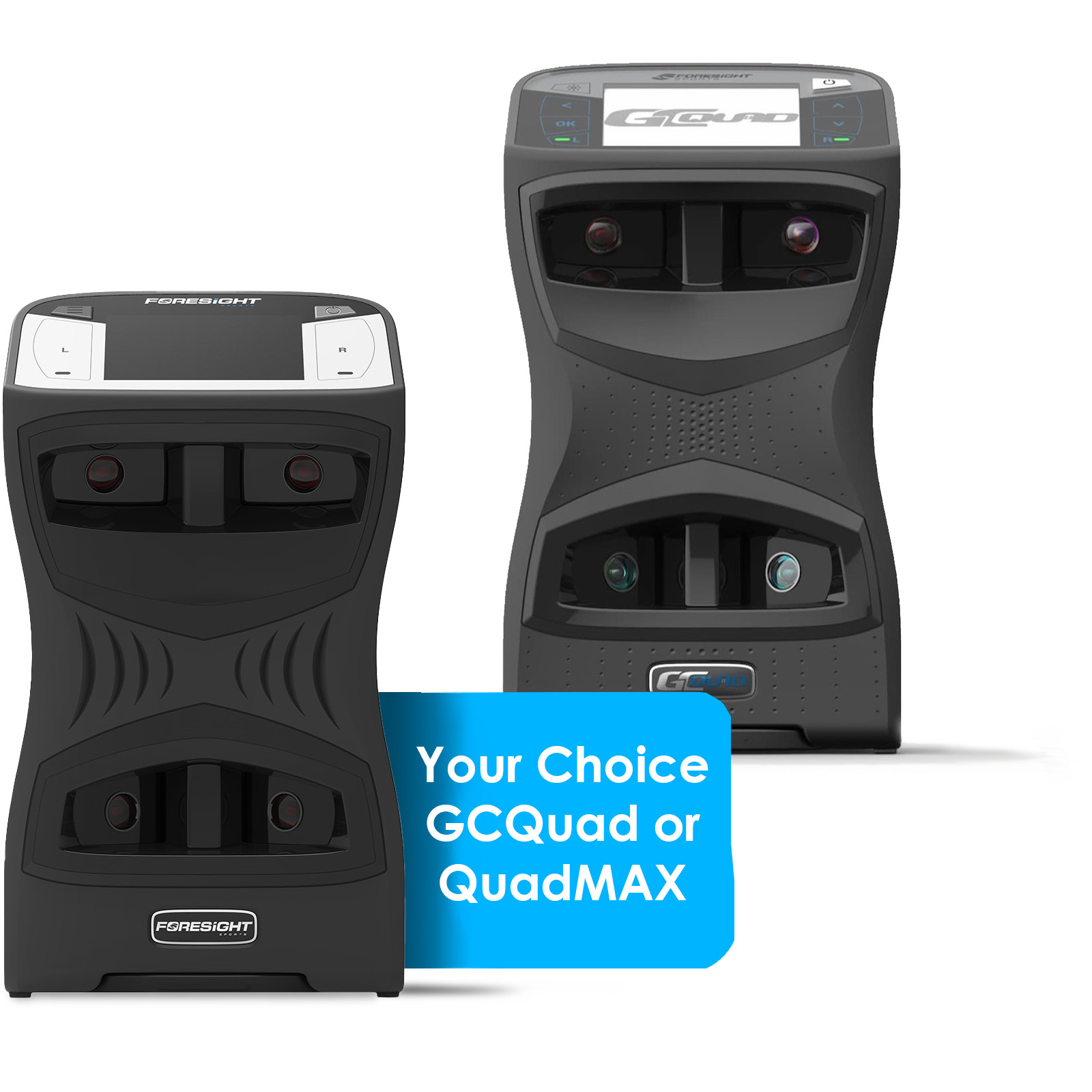 GCQuad or QuadMAX launch monitor